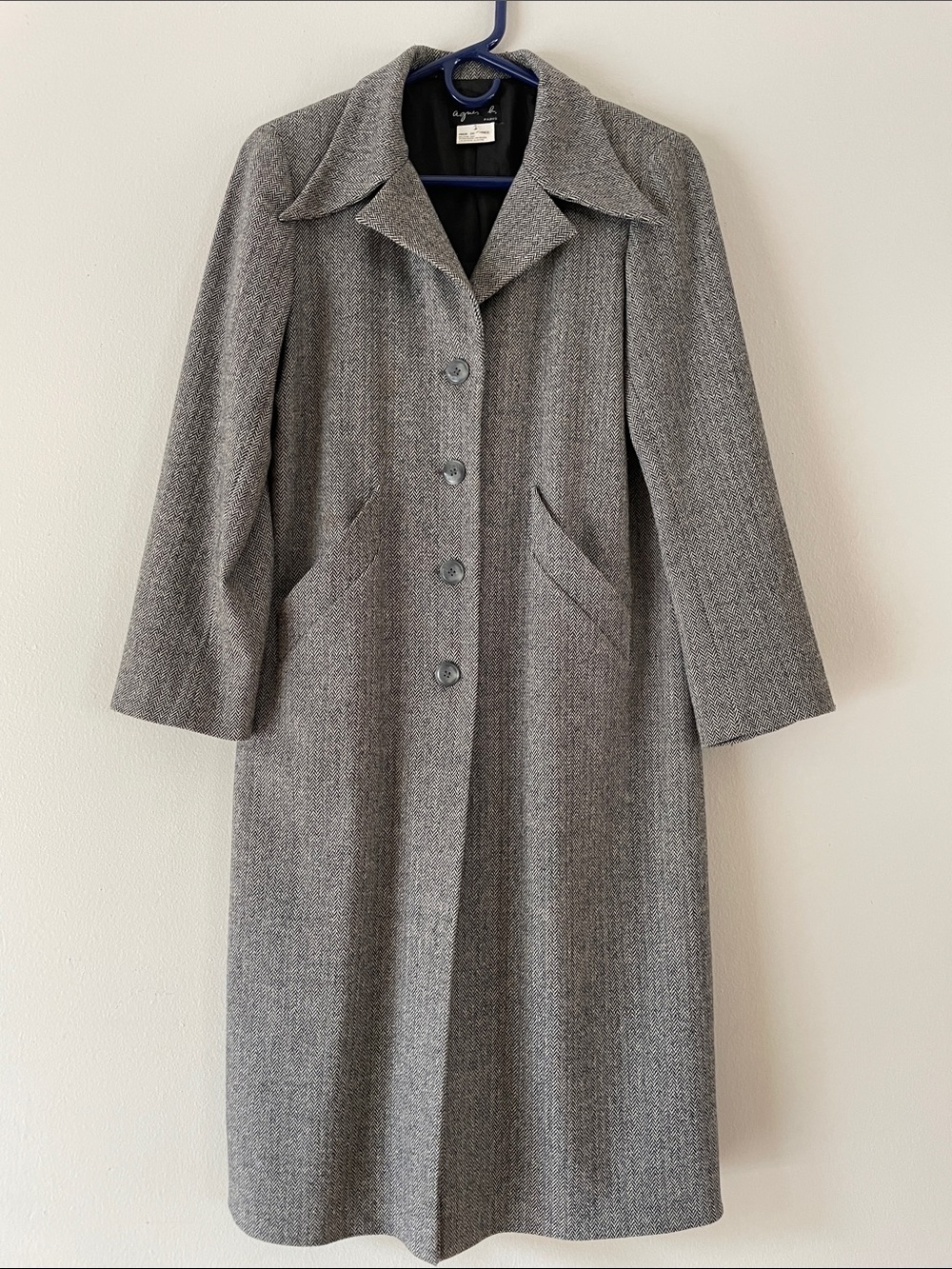 Made in France 🇫🇷 Vintage Agnes b. wool blend coat